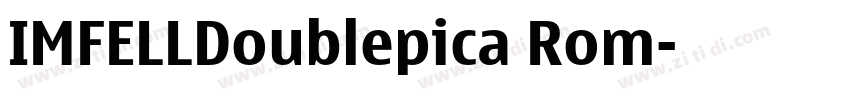 IMFELLDoublepica Rom字体转换